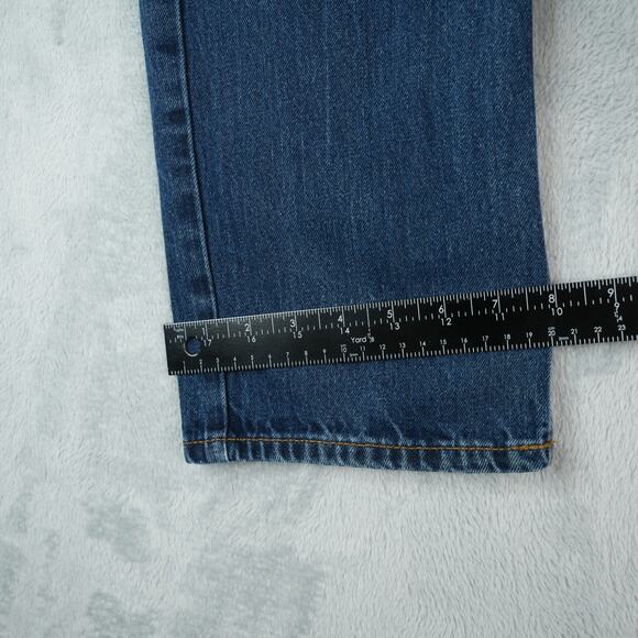 Old Navy Jeans Mens 33x32 Original Straight Leg Blue Dark Wash Denim Cotton - Picture 8 of 9